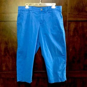 Sonoma Size 14 Blue Wash Capris